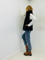 Gilet Sans Manches en fausse fourrure – Image 6