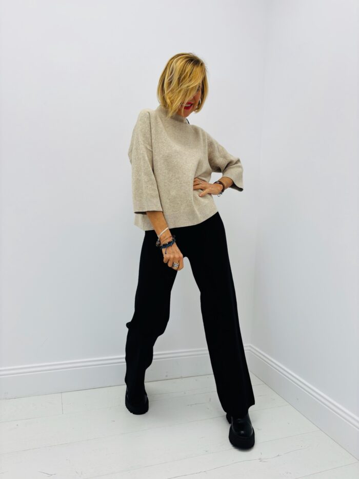 Pull col Montant manches 3/4 – Marque VALENTYNE – Image 3