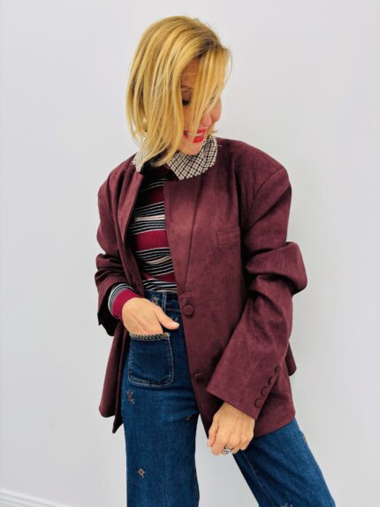 Blazer Suédine