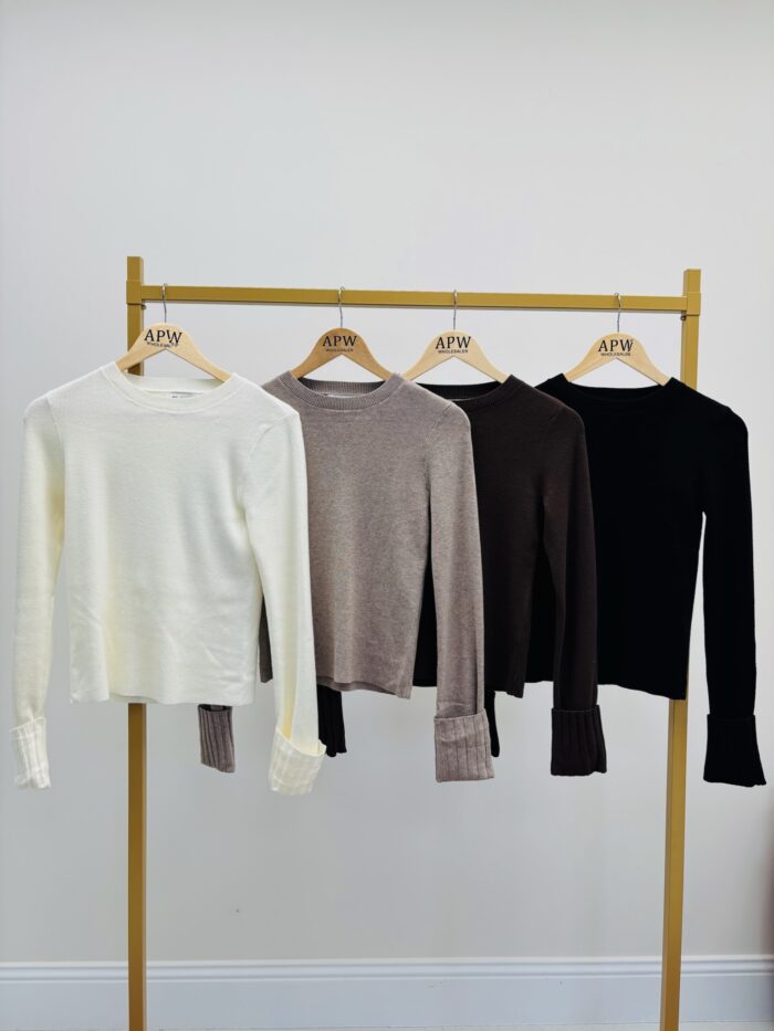 Pull Fin à Revers côtelés – Image 2