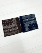 Écharpe imprimé bandana – Douceur laineuse et allure bohème