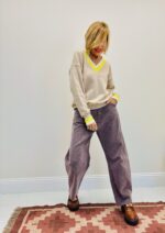 Pantalon en Velours Coupe Barrel – Image 3