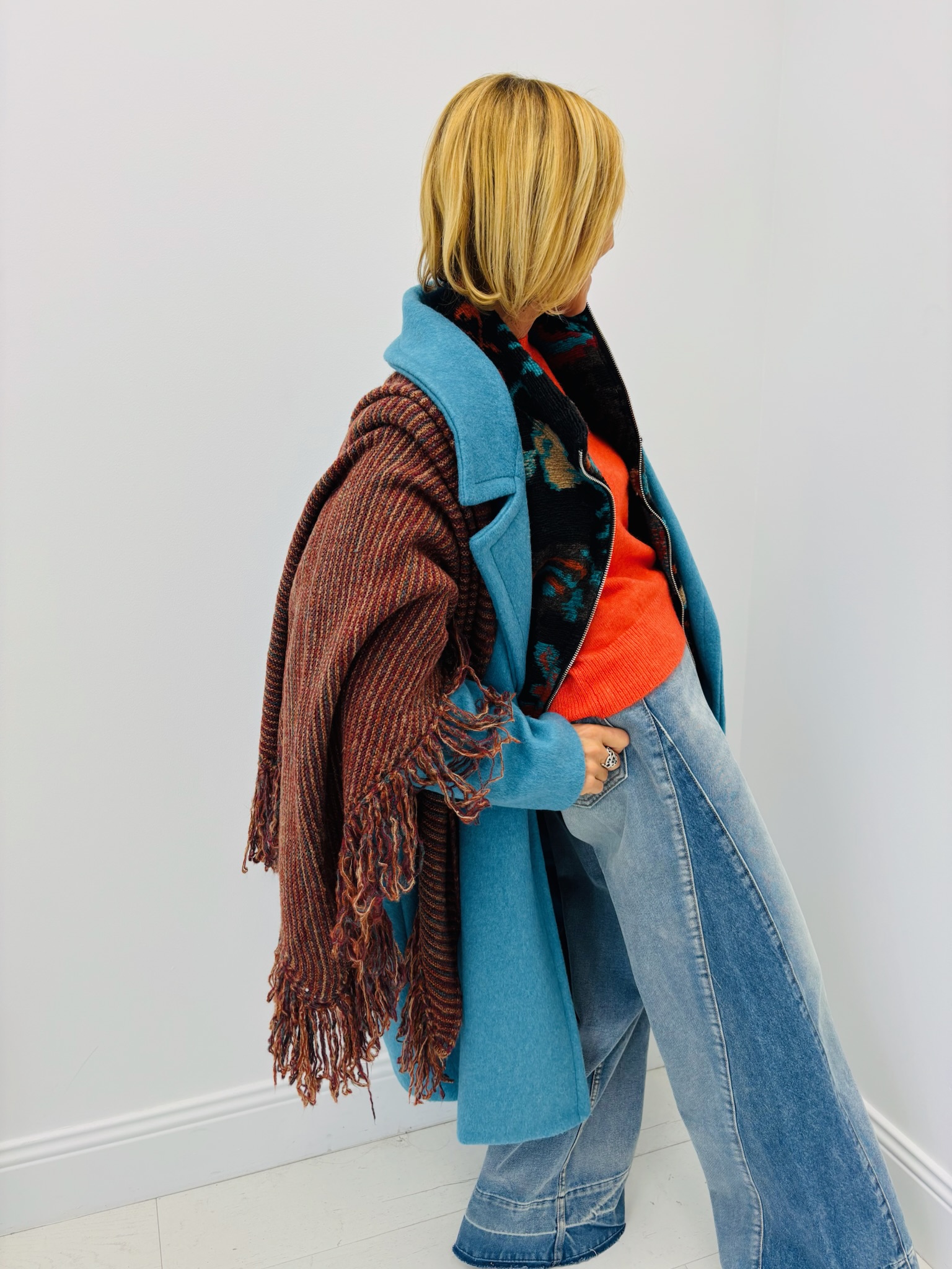 3F379A15-00B8-4C47-A506-773E5493F9F3 Écharpe Tissée Douceur laine & viscose – Image 4