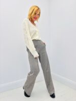 Pantalon à Petits Carreaux – Esprit tailoring chic signé EMA BLUES – Image 2