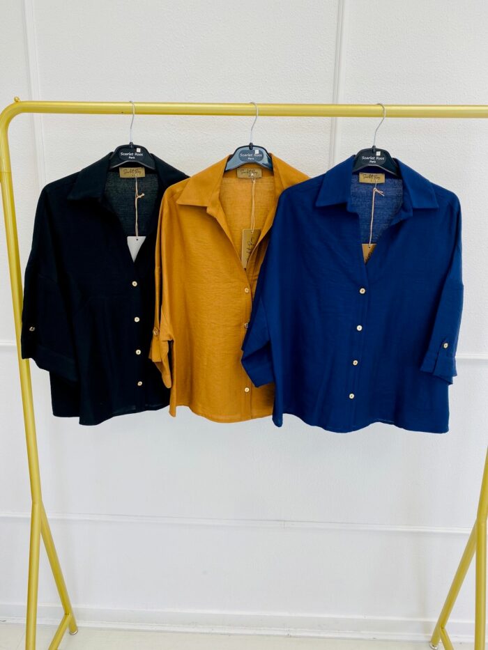 Chemise Ample à la Coupe Droite – Image 2