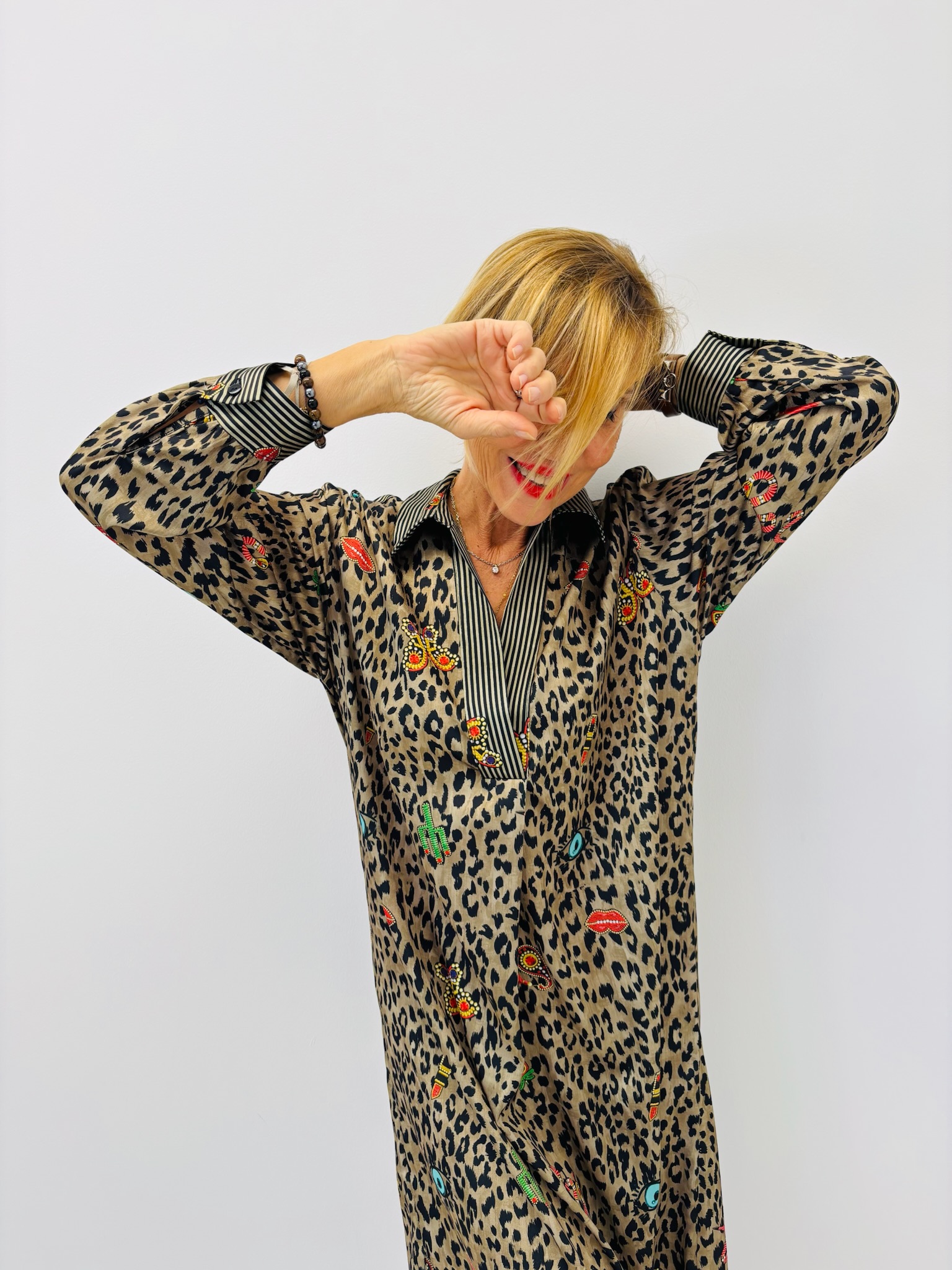 46179307-6DB6-47CF-8C72-A64A177B73A0 Robe EMA BLUE’s – Imprimé Mix & Wild – Image 1