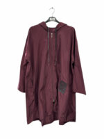 Parka capuche zippé style urbain oversize – Image 2