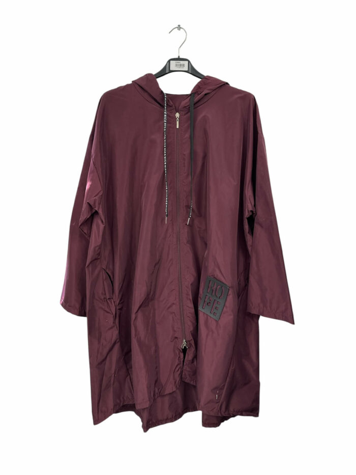 Parka capuche zippé style urbain oversize – Image 2