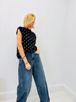 Gilet Sans Manches à pois – 🇮🇹 Fabrication italienne – Image 3