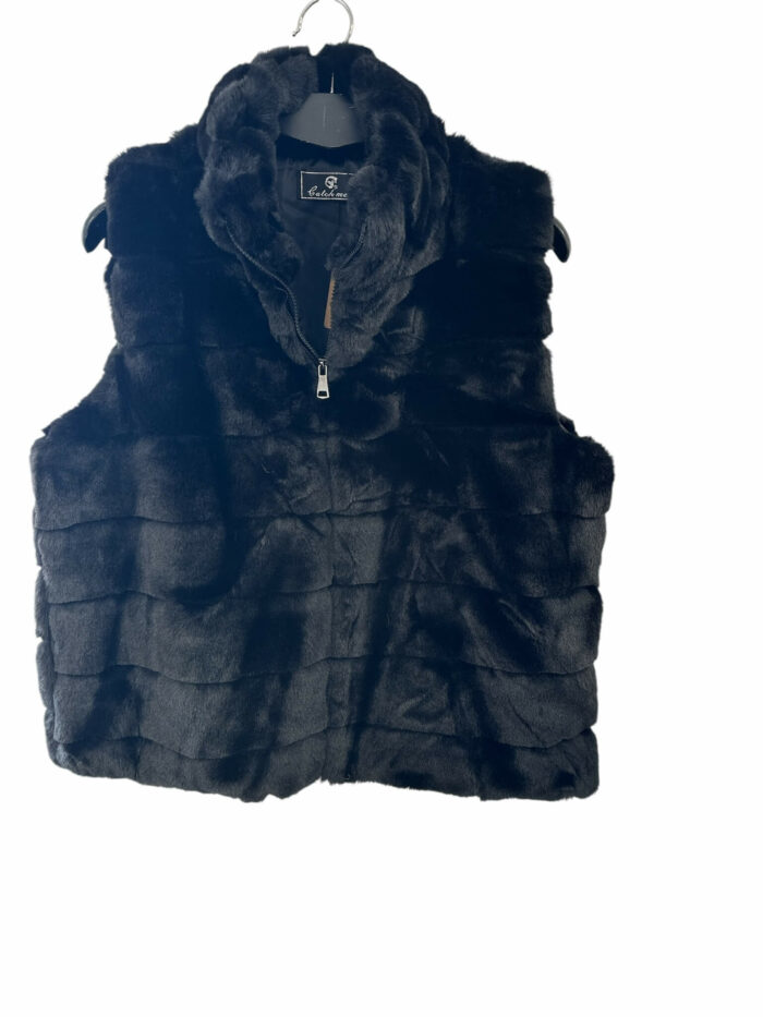 Gilet Fausse fourrure Taille 40 au 48 – Image 3