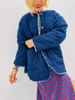 Veste Réversible Velours & Carreaux – 2 styles en 1 – Image 8