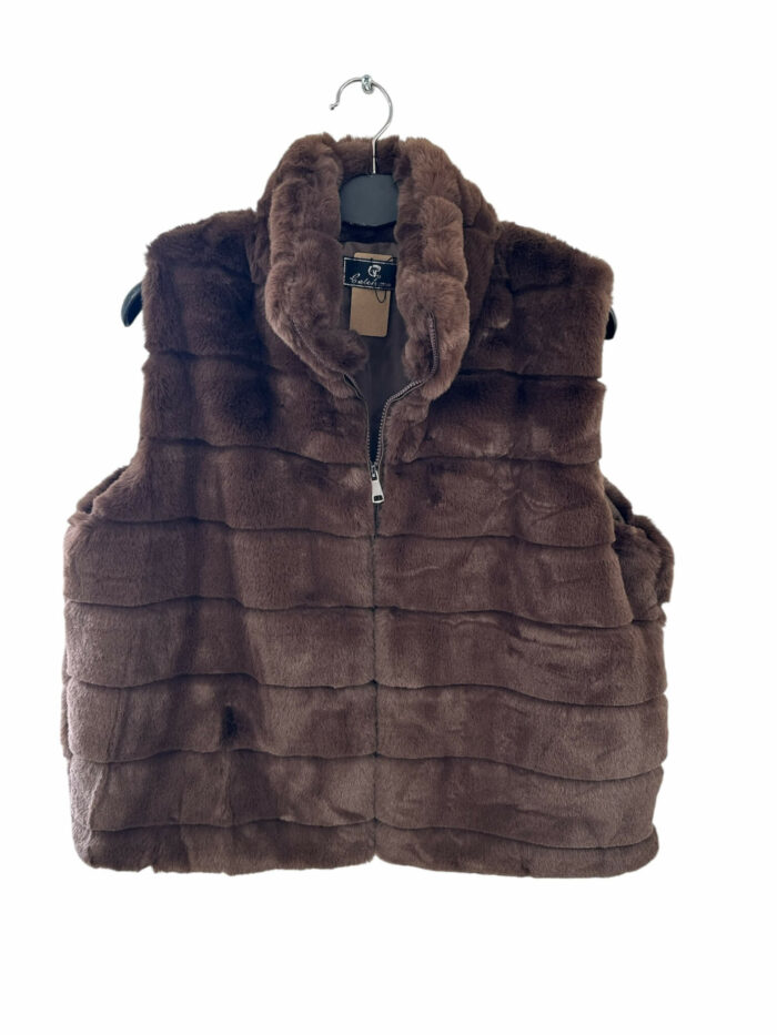 Gilet Fausse fourrure Taille 40 au 48 – Image 5