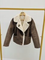 Manteau Effet Suédine doublé sherpa – Image 2