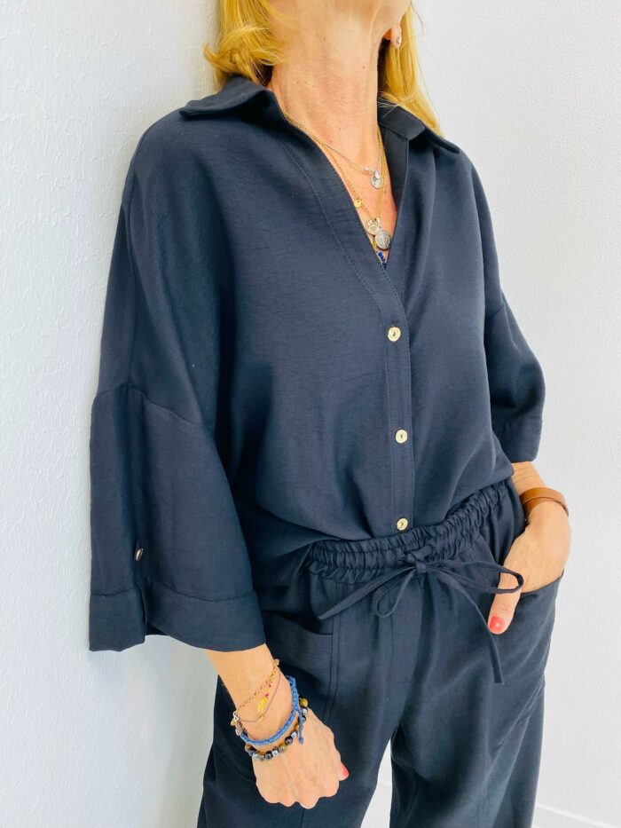 Chemise Ample à la Coupe Droite – Image 3