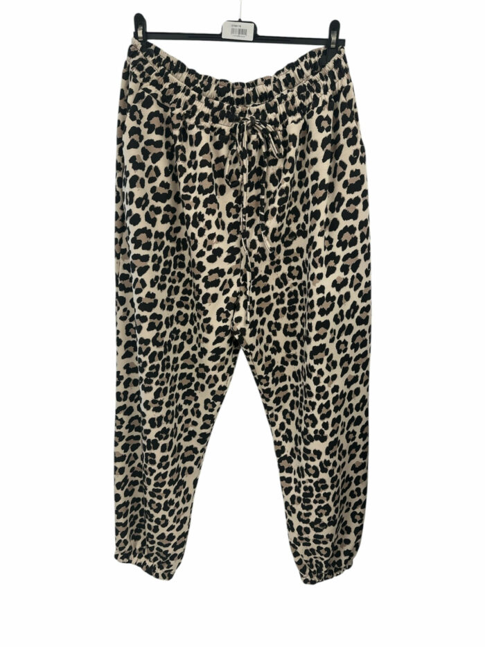 Pantalon fluide grande taille à motif animalier – Image 2