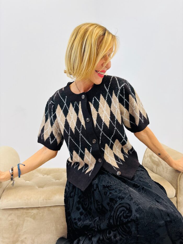Gilet Court motif “Burlington” – Image 1