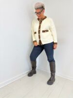 Gilet grande taille details imprimés