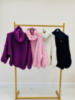 Pull Col Tombant oversize – 🇮🇹 Fabrication italienne – Image 3