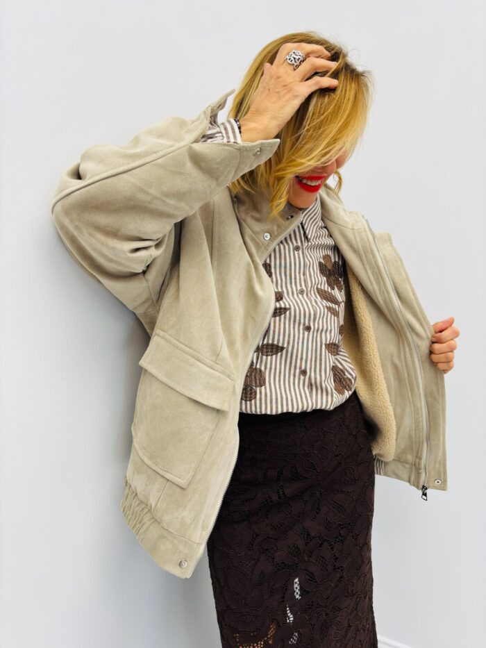 Veste en Suédine Doublée polaire – Image 1
