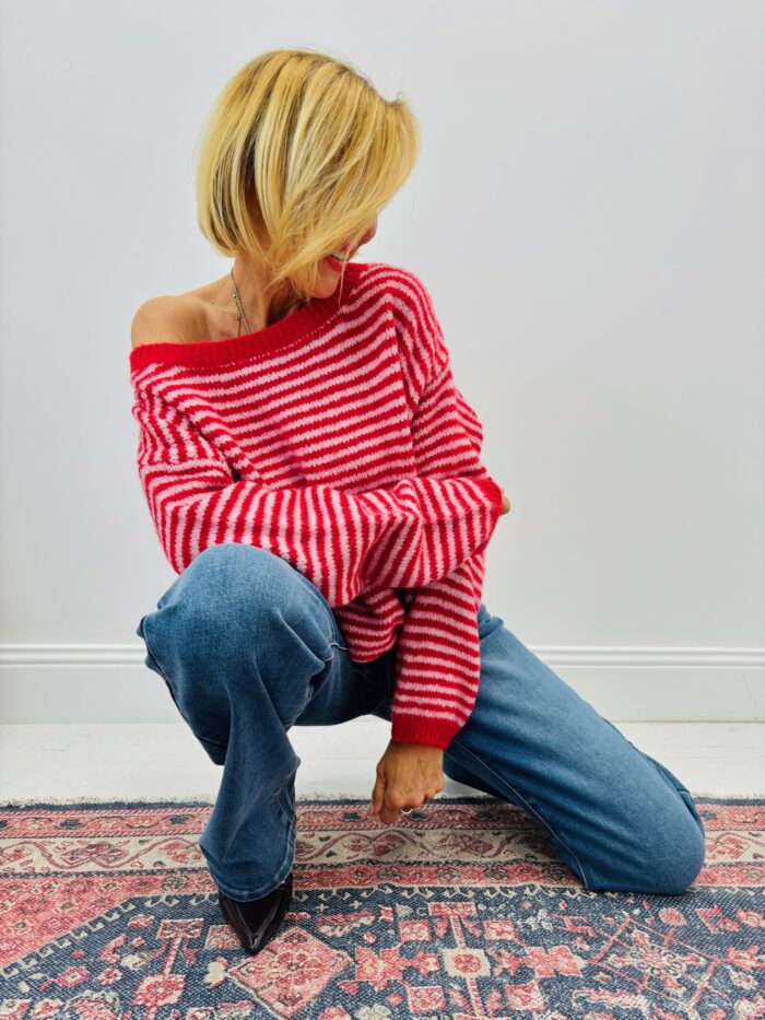 Pull Rayé Coloré – Image 1
