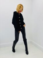 Gilet à Capuche Chic en maille douce – Image 2