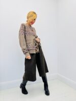 Gilet Jacquard en laine mélangée – Esprit alpin chic – Image 3