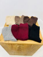 Chaussettes Unies en Maille douce – L’essentiel chaud et confortable – Image 2