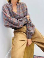 Chemise Carreaux effet lainage – Fabrication italienne