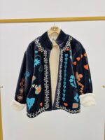Veste Brodée 100% coton – Esprit bohème artisanal – Image 3