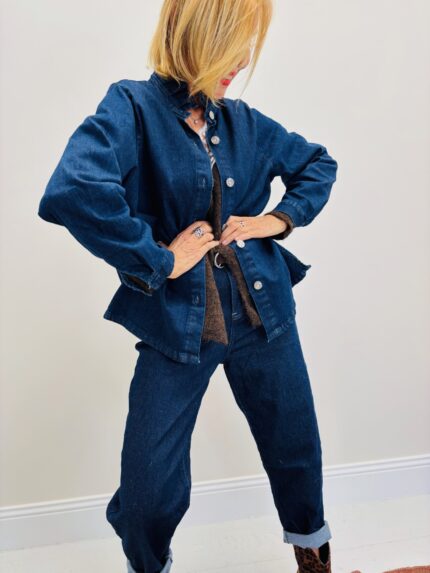 Chemise col Victorien en jean
