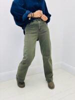 Jean Wide Leg Brodé