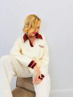 Pull polo en maille douce « AMORE » – Esprit chic italien