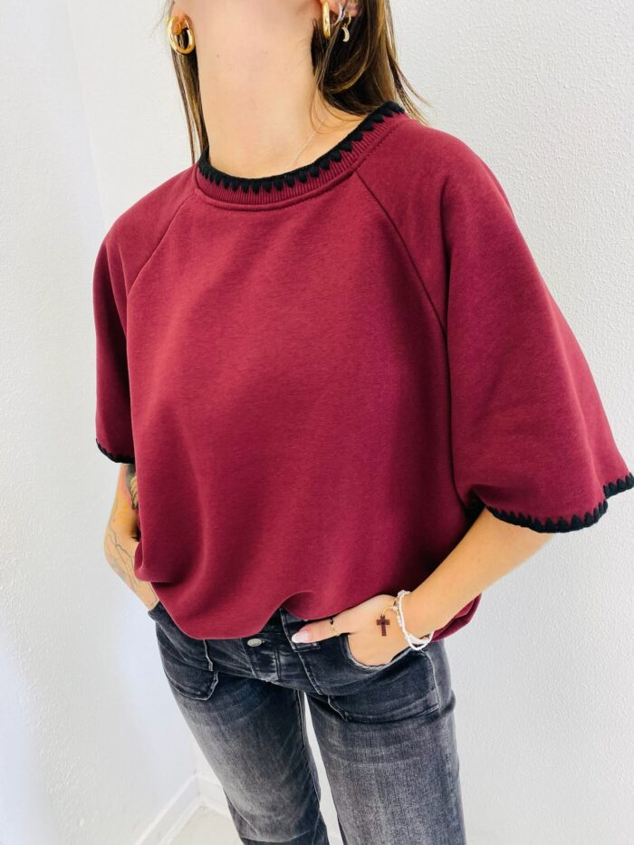 T-shirt Coupe Ample avec finitions contrastées – Image 2