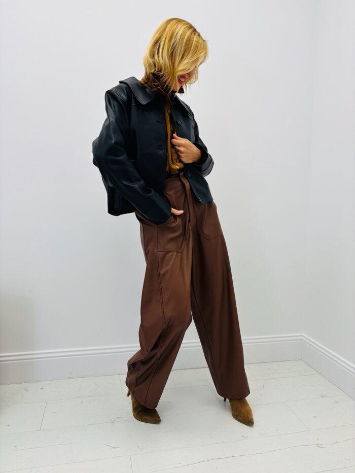 Veste en Simili cuir Claudine – Marque ANGE – Image 3