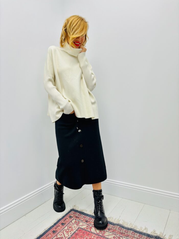 Pull Col Roulé oversize – Marque VALENTYNE (Exclusivité) – Image 2