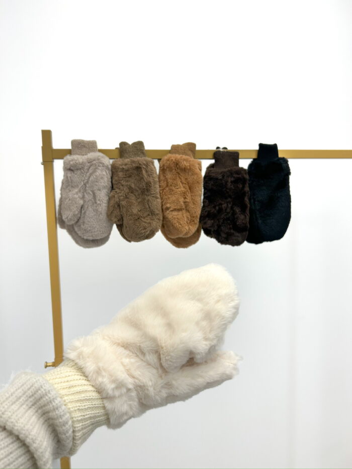 Moufles en Fausse Fourrure – Douceur & chaleur d’hiver – Image 1