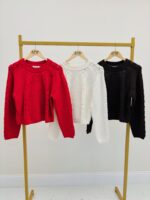 Pull Grosse Maille ajourée – Chaleur et style moderne – Image 2