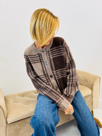 Gilet à Carreaux esprit NeoVintage