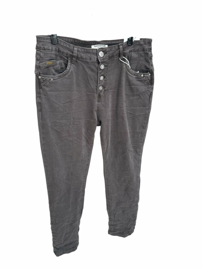 Jean taille haute boutons – Image 2