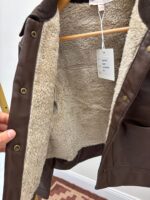Blouson Simili cuir doublé – Style rétro & chaleur moderne – Image 5