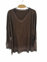 Sous pull dentelles uni – Image 2