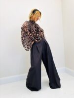 Pantalon Large à pinces avec ceinture – Élégance italienne – Image 7