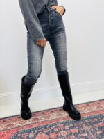 Jean Skinny Gris Délavé