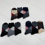 Chaussettes à losanges "BURLINGTON" – Élégance classique et confort quotidien