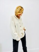 Gilet à Capuche Chic en maille douce