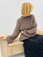 Pull Duveteux col rond