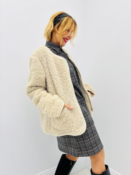 Veste Effet Mouton – Cocooning italien et allure moderne