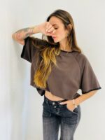T-shirt Coupe Ample avec finitions contrastées