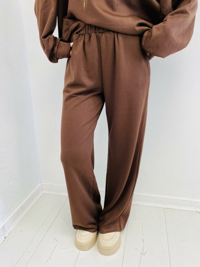 Pantalon Jogging en viscose fluide – Coupe droite – Image 1