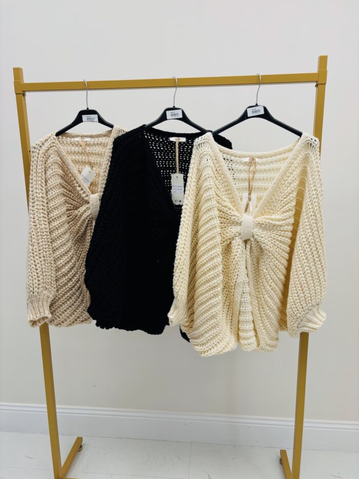 Pull “Twist Back” – Détail Noué dans le dos – Image 2